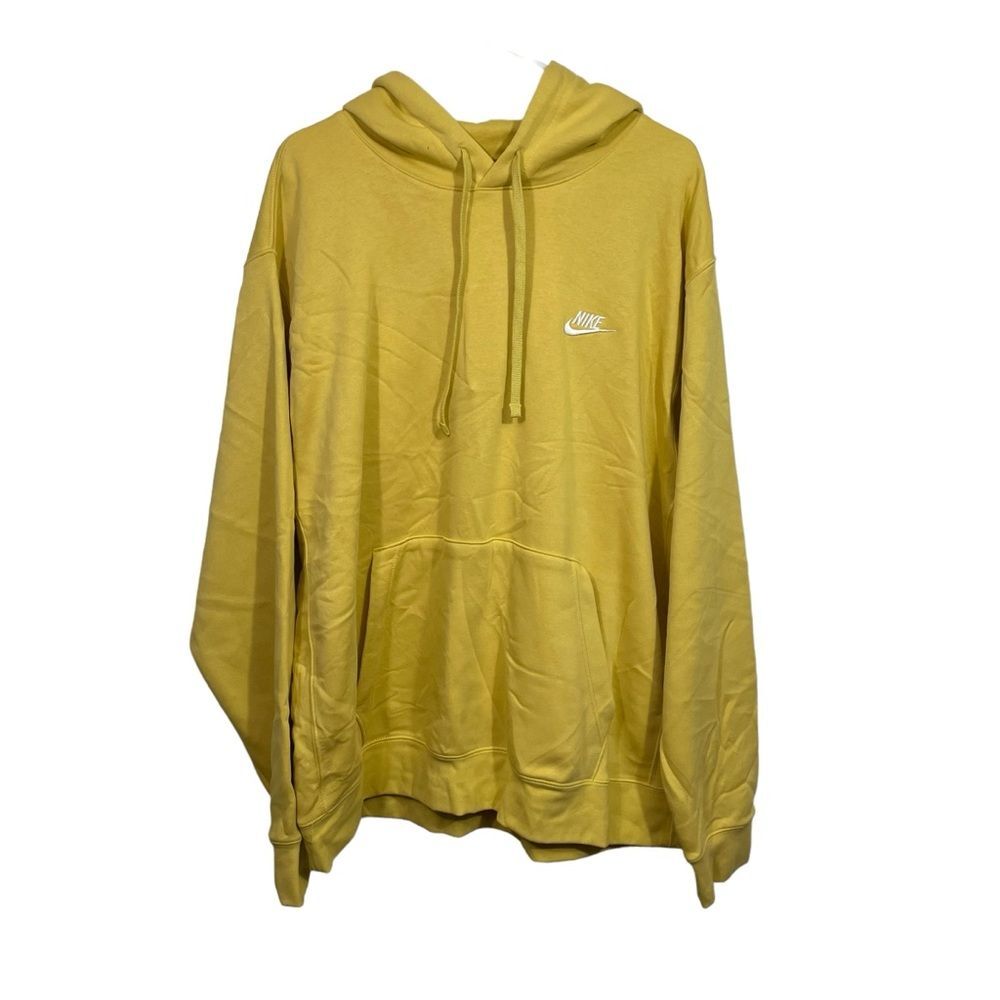 NWT Nike Dri-Fit Golden Yellow Athletic Hoodie Sweatshirt